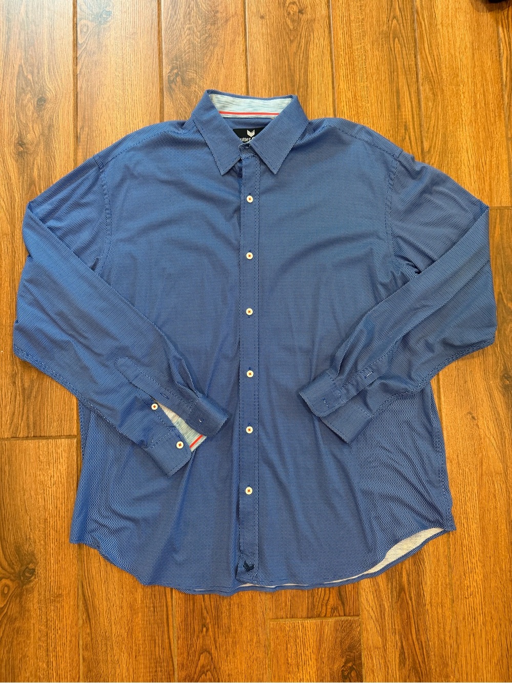 Butter cloth Men's Long-Sleeve Dress Shirt / xl